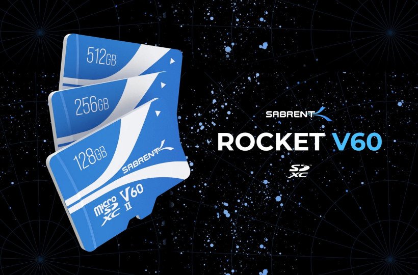 Sabrent 推出 Rocket V60 microSD 存储卡：写入速度高于 60MB/s、支持 8K 视频录制  第1张